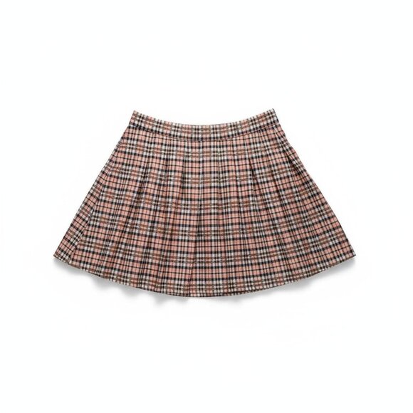 Love & Harmony Plaid Pleated Skirt Preppy Uniform Style Mini Clueless Academia - Picture 1 of 8